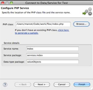 Configure PHP Service