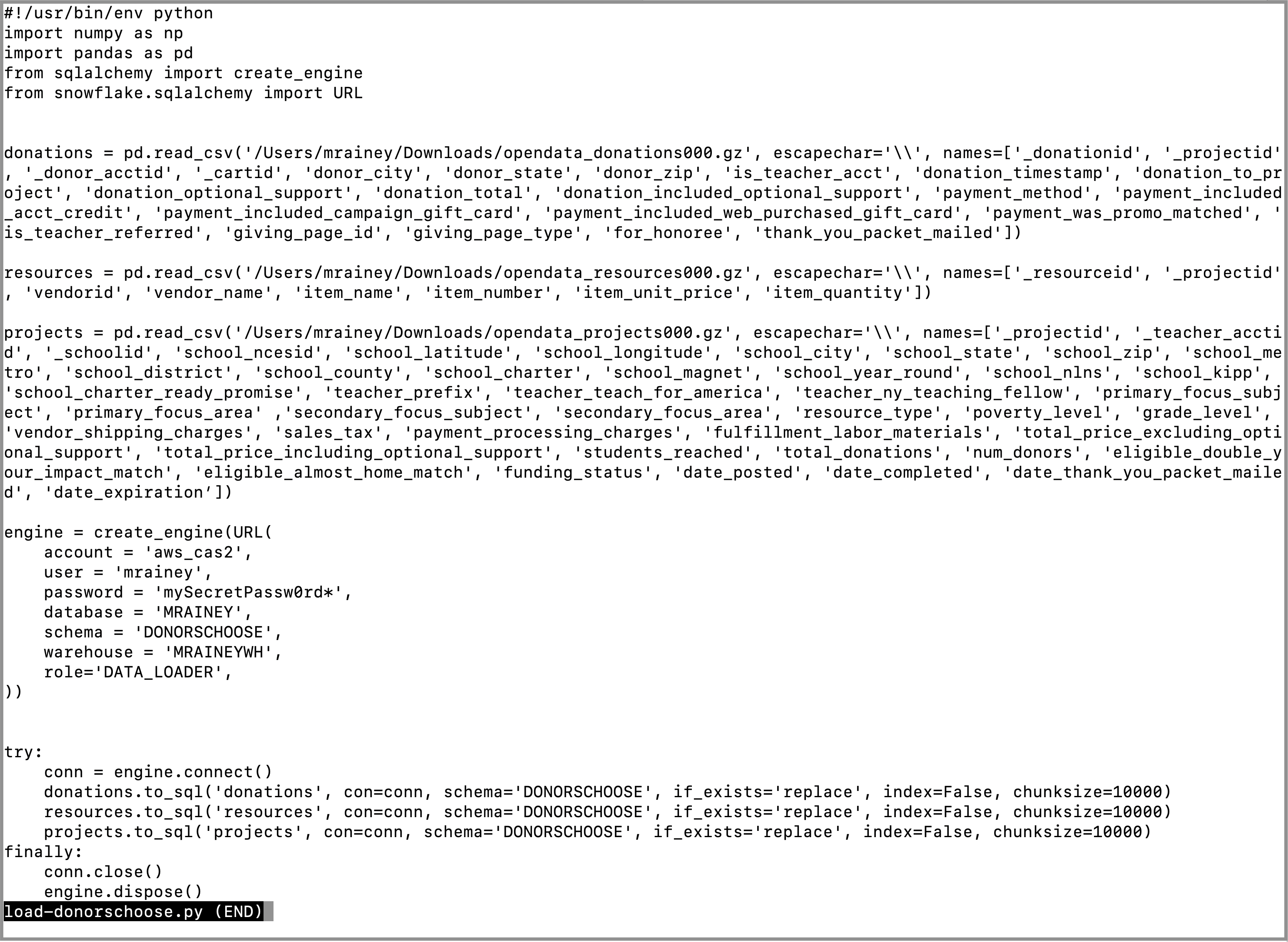 Generating A Json Dataset Using Relational Data In Snowflake