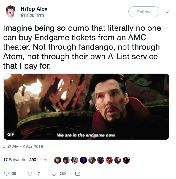 Need 'Avengers: Endgame' Tickets? Good Luck - DZone 