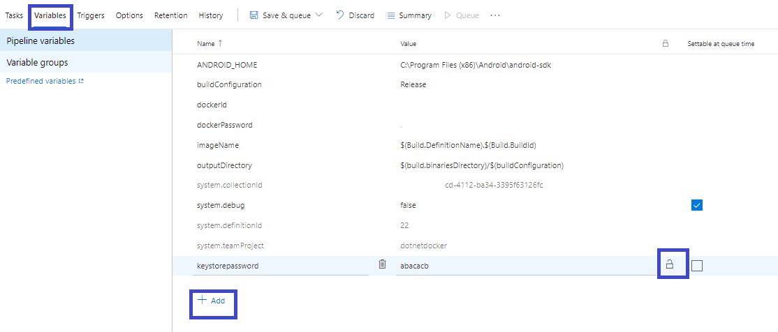 using a generate keytool keystore Azure a Build DevOps DevOps  Using (CI)  Application DZone Mobile Xamarin Android