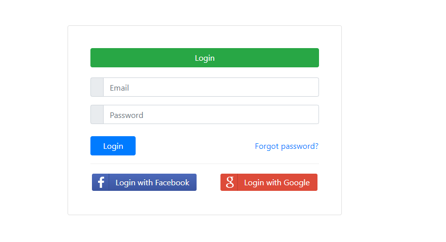 Login With Facebook And Google Using Angular 8 Codeproject