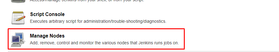 Manage Nodes