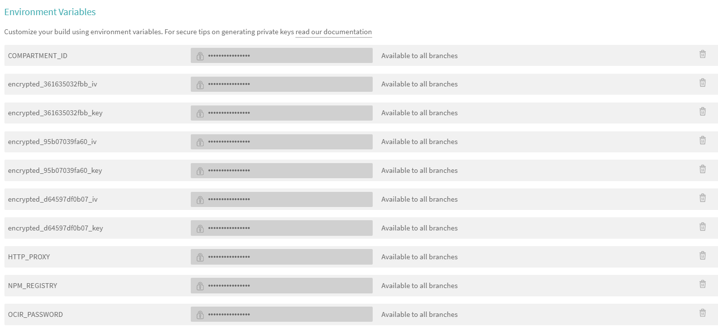 Checking environment variables