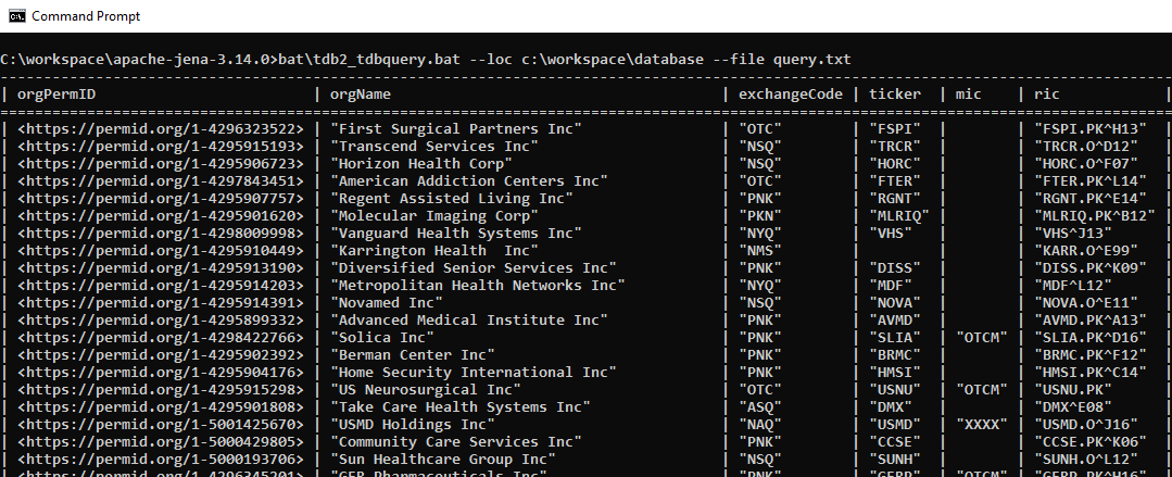 tdb2_tdbquery.bat output