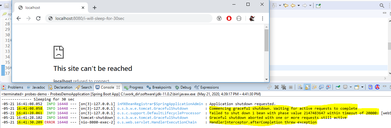 Configuring Graceful-Shutdown, Readiness and Liveness Probe in Spring ...