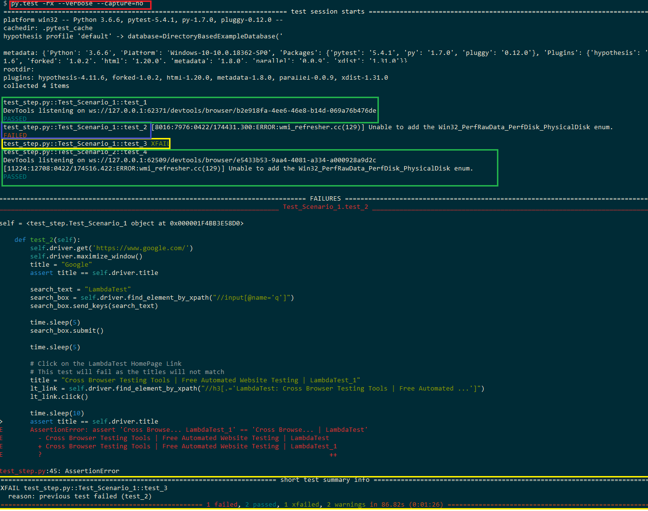 How to Stop Test Suite After N Test Failures In Pytest