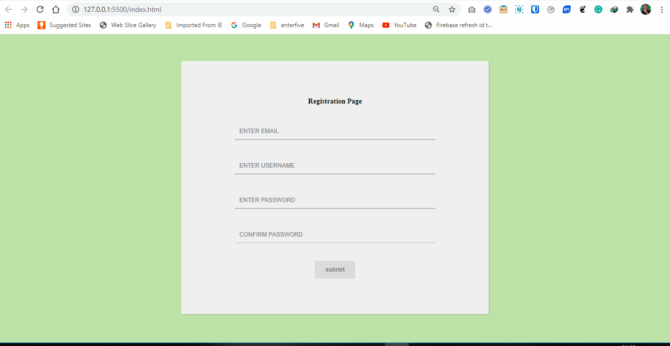 How To Design A Registration Form Using Html And Css My Bios