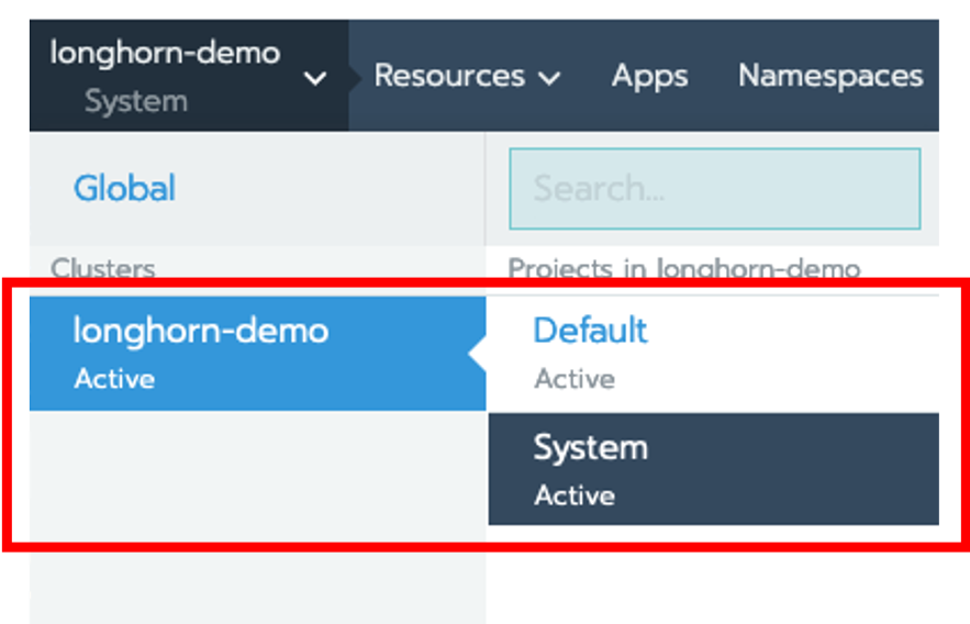 Selecting System from cluster