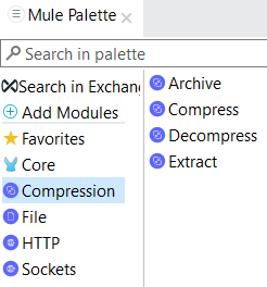 Compression Module Mule Connector Compression Module Mule 4