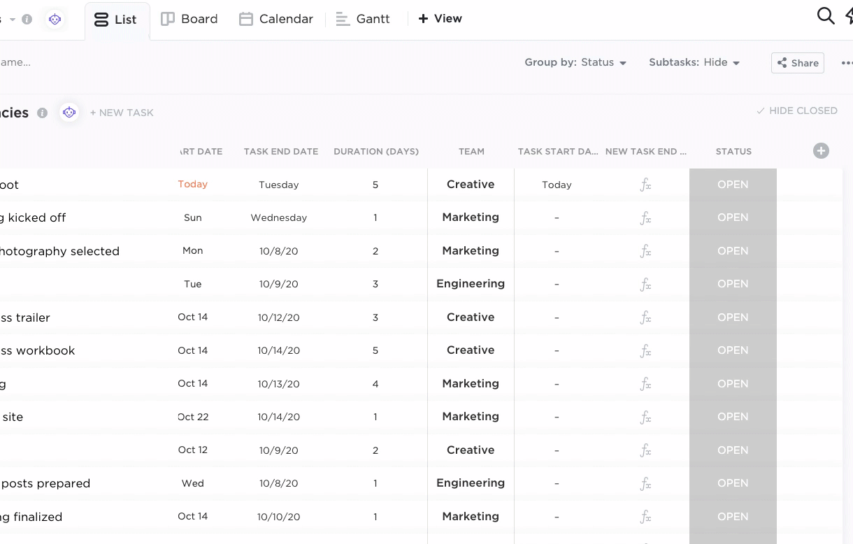 How To Build Task Dependencies With Durations In Different ...