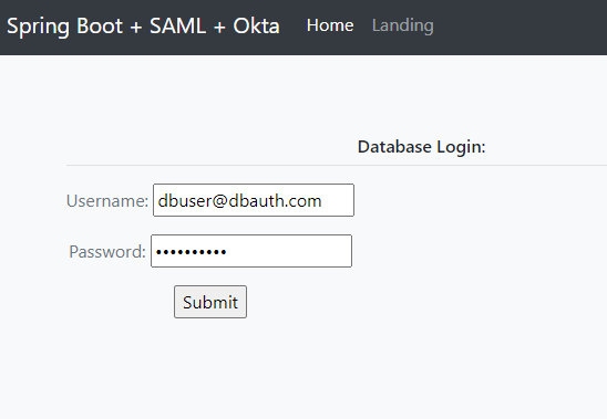 spring boot login example with database