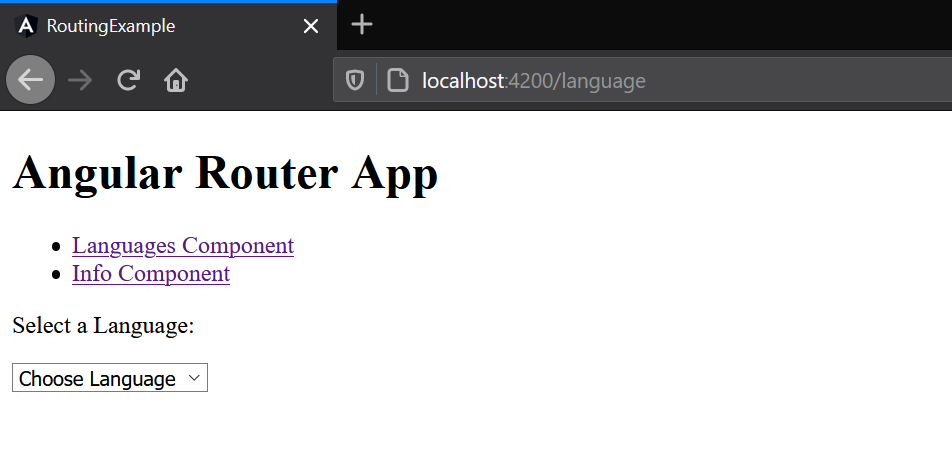 Angular Router App