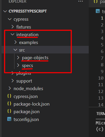 Specs Folder In Integration