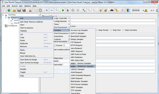 test case apache jmeter