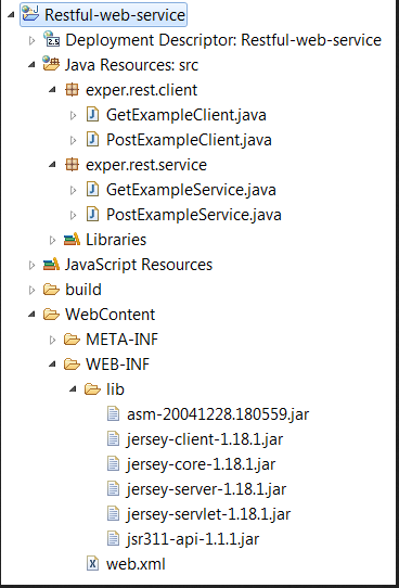 creating a rest service in java