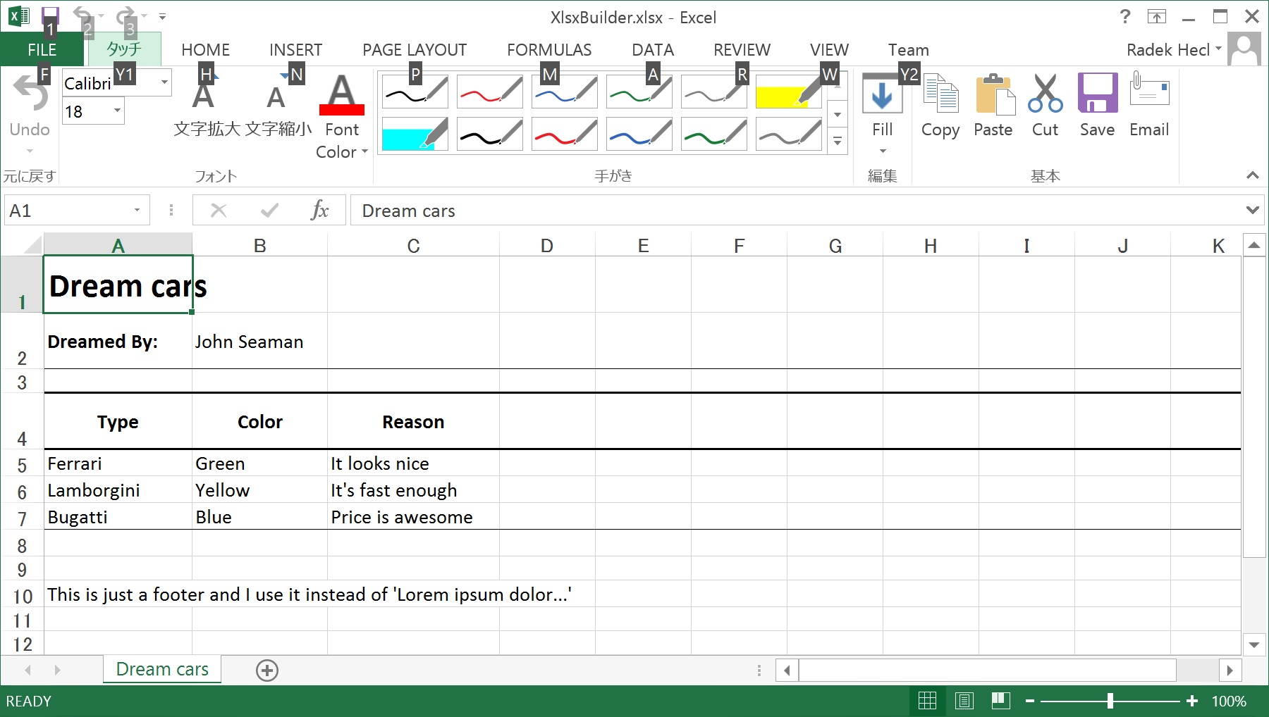 Java Excel Chart Api