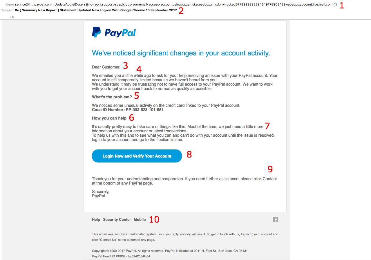 paypal account login hack