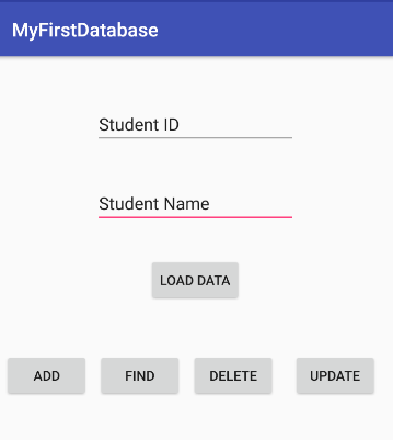 Create A Database Android Application In Android Studio 3 0