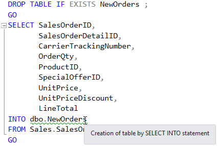 Mariadb create temporary table from select example